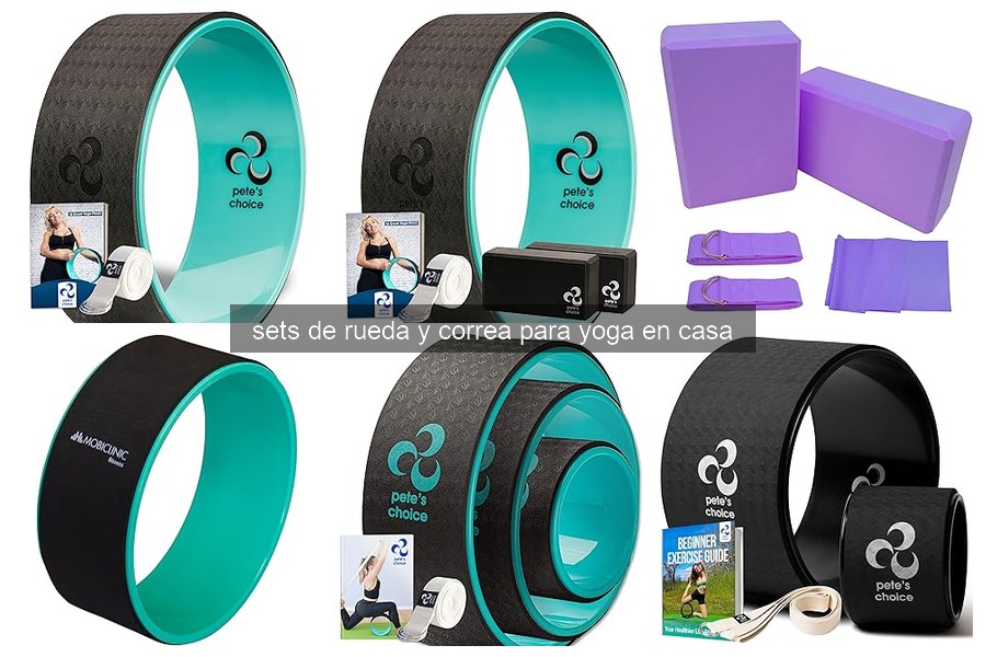 Mejores sets de rueda y correa para yoga en casa 2026