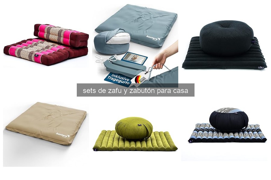 Mejores sets de zafu y zabutón para principiantes en 2026