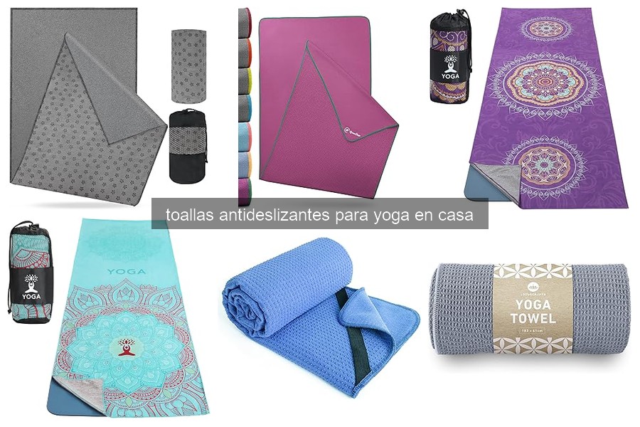 Mejores toallas antideslizantes para yoga en casa 2026