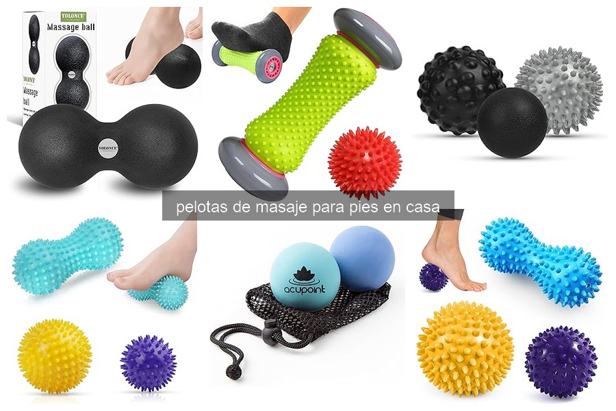 ** Pelotas de masaje para pies: beneficios y uso en casa
