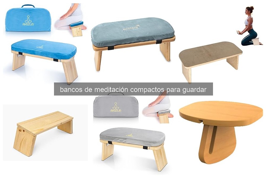 ¿Qué es un banco de meditación compacto y para qué sirve?
