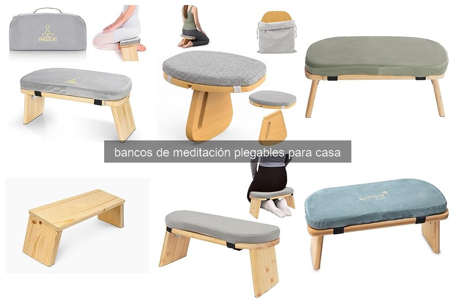 ¿Qué es un banco de meditación plegable? Beneficios y características