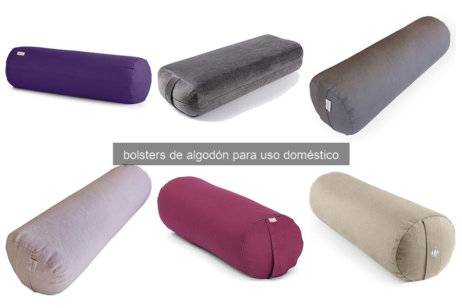 ¿Qué es un bolster de algodón y para qué se utiliza?