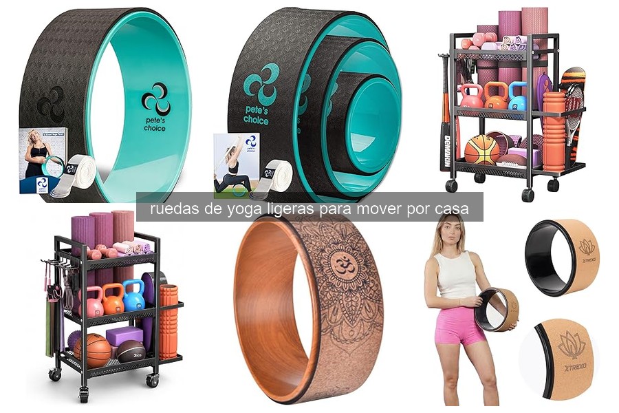 ¿Qué es una rueda de yoga ligera y para qué se utiliza?