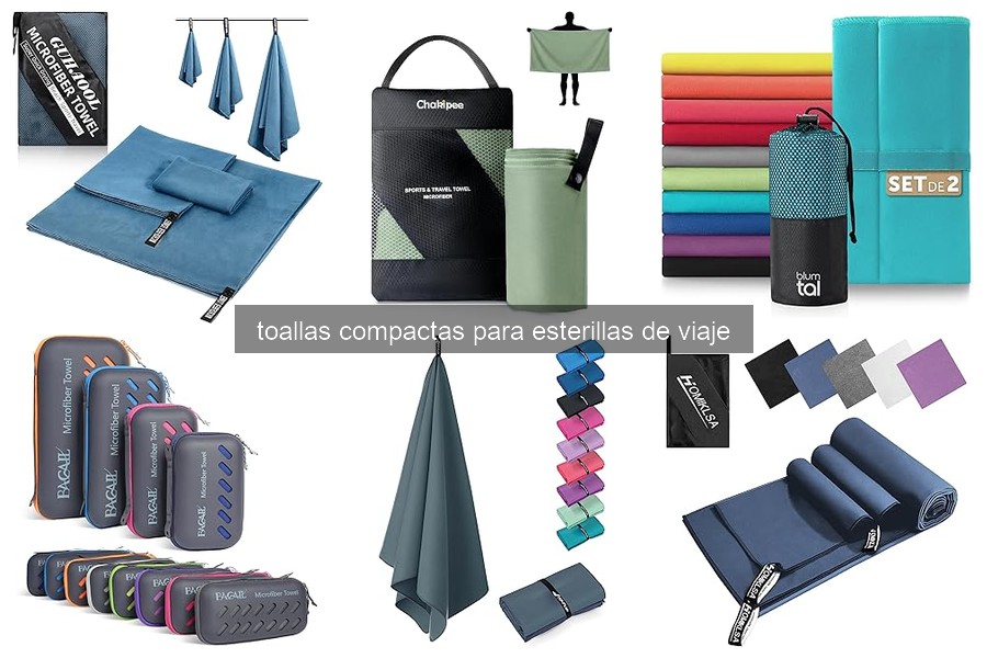¿Qué es una toalla compacta para esterillas de viaje?