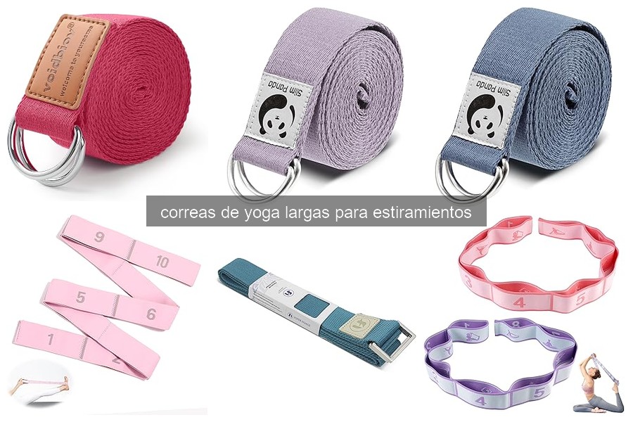 ¿Qué son las correas de yoga largas para estiramientos?