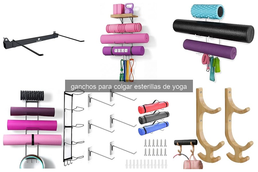 ¿Qué son los ganchos para colgar esterillas de yoga?