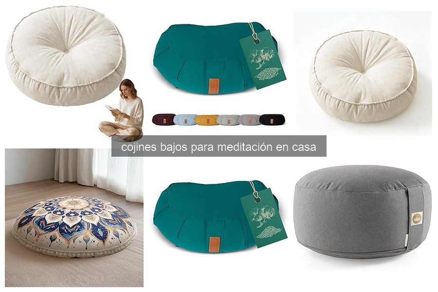 Todo sobre el cojín bajo para meditación: características y beneficios